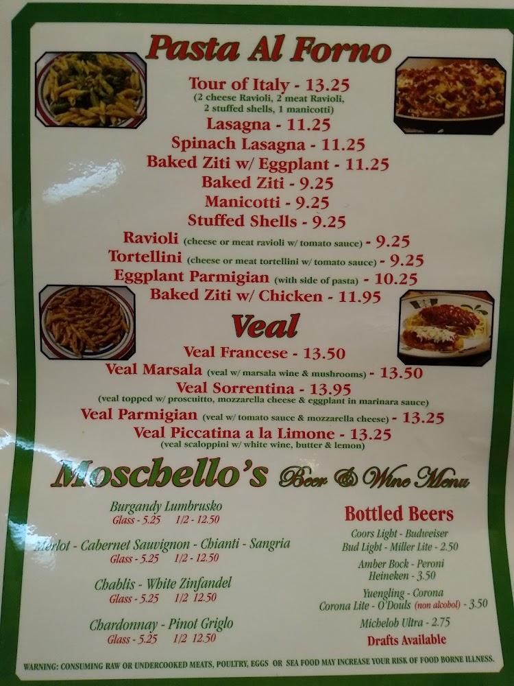 Moschello's Pizza Menu image 4